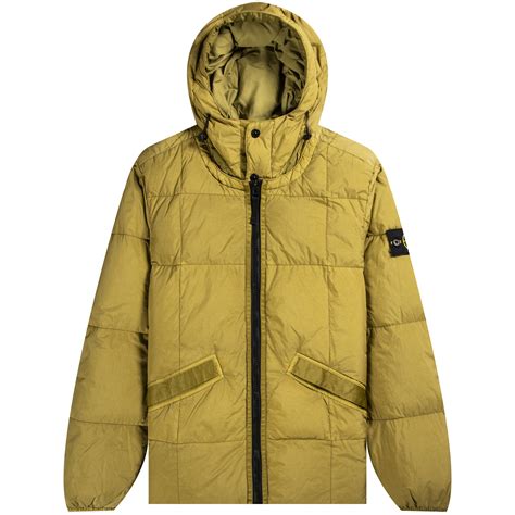 stone island dyed crinkle reps nylon down parka